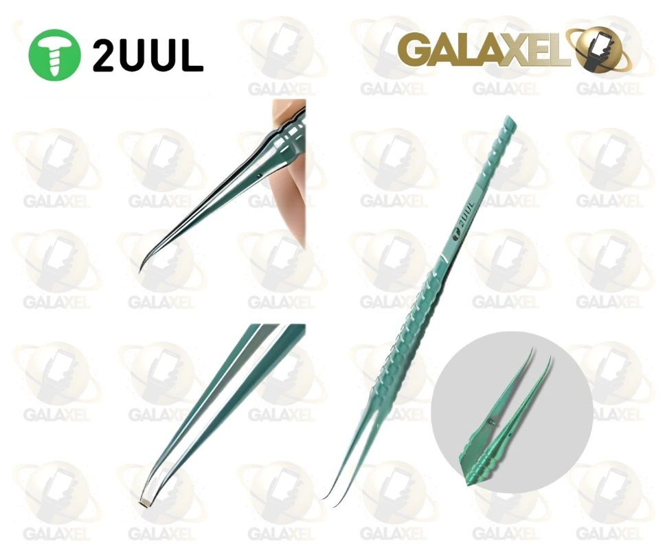 2UUL PINZAS CURVA TITANIUM.