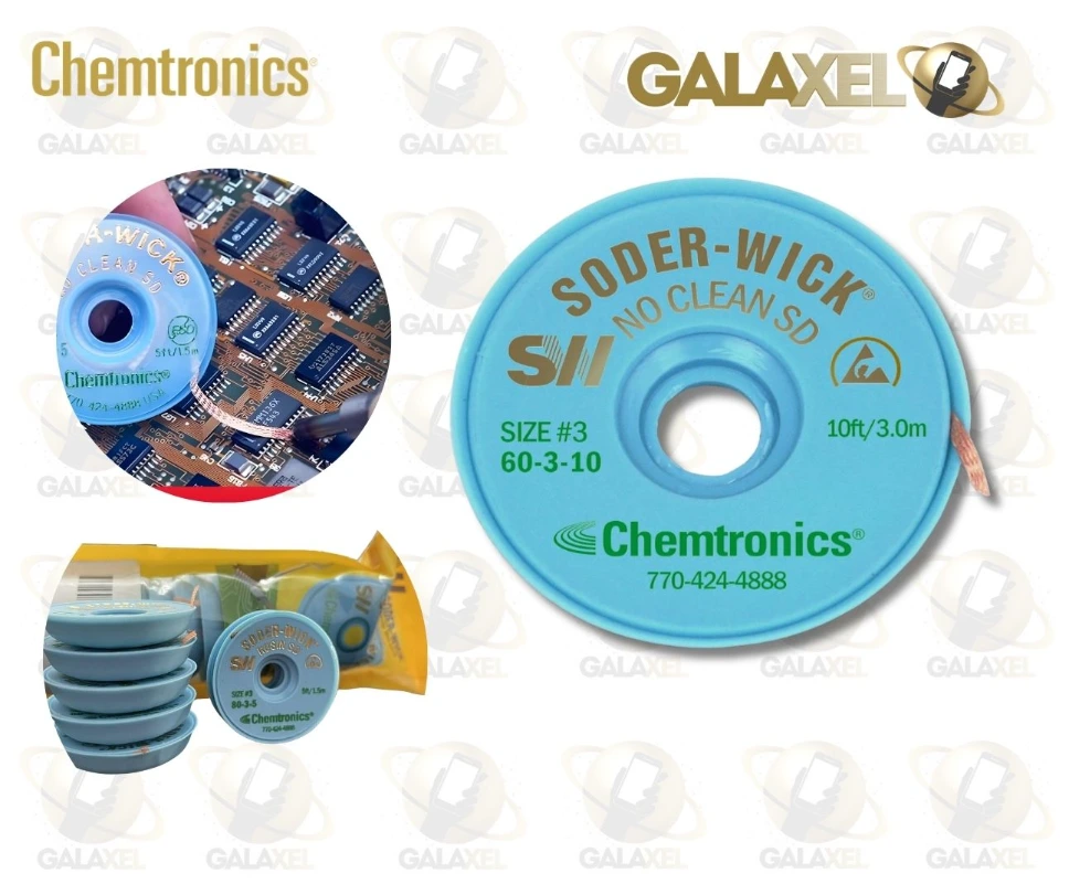 CHEMTRONICS MALLA PARA DESOLDAR POR UNIDAD