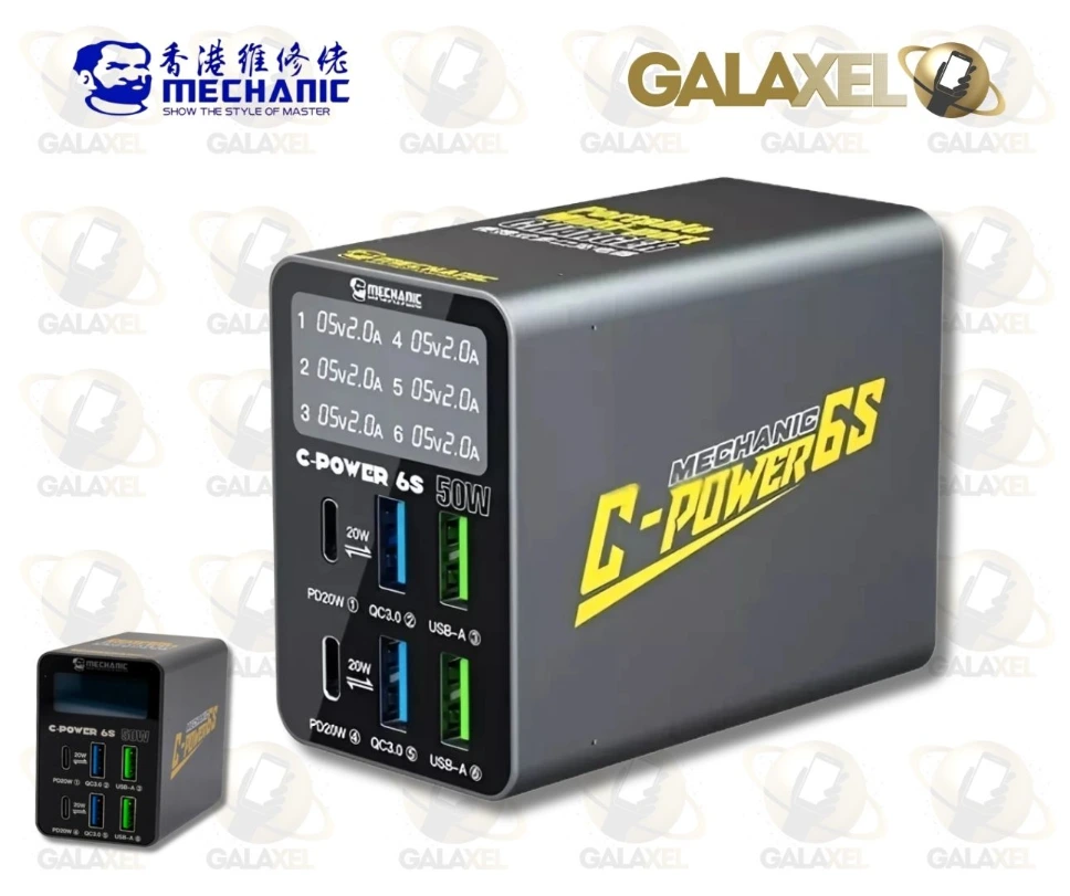 MECHANIC C-POWER 6S MULTIPUERTO CON 50W.