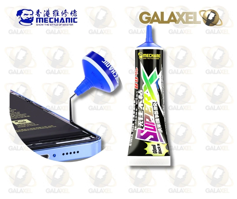 MECHANIC SUPER X PEGAMENTO NEGRO 60ML.