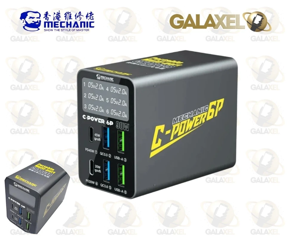 MECHANIC MULTI PORT CHARGER C-POWER 6P 90W