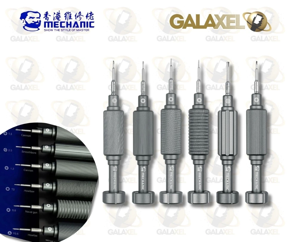 MECHANIC MORTAR MINI SCREWDRIVER SET ISHELL MAX PACK 6