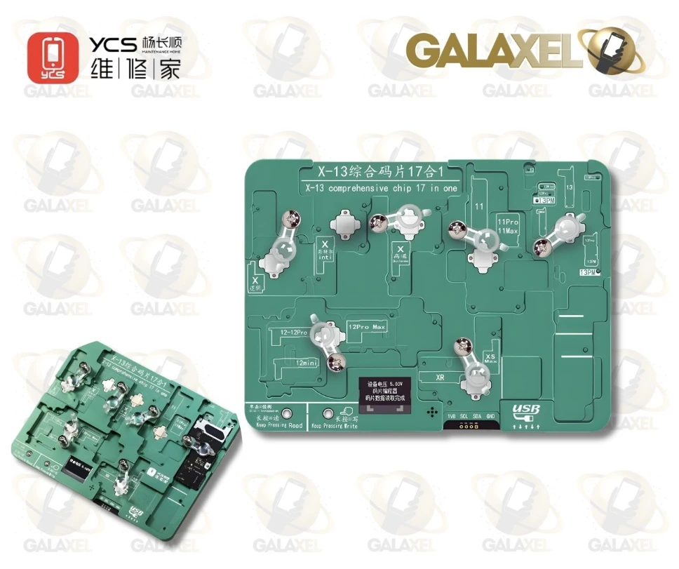 YCS EEPROM CHIP 17  EN 1 TESTER X-13PM.