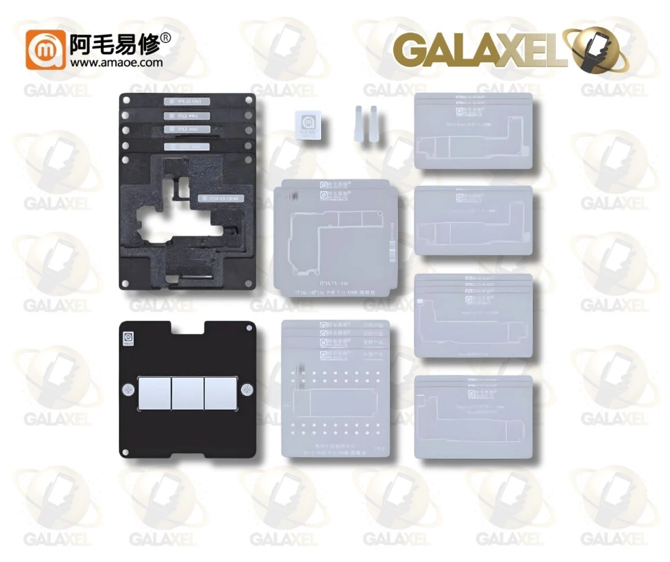 AMAOE STENCIL INTERPOSER IPHONE X AL 16 PRO MAX