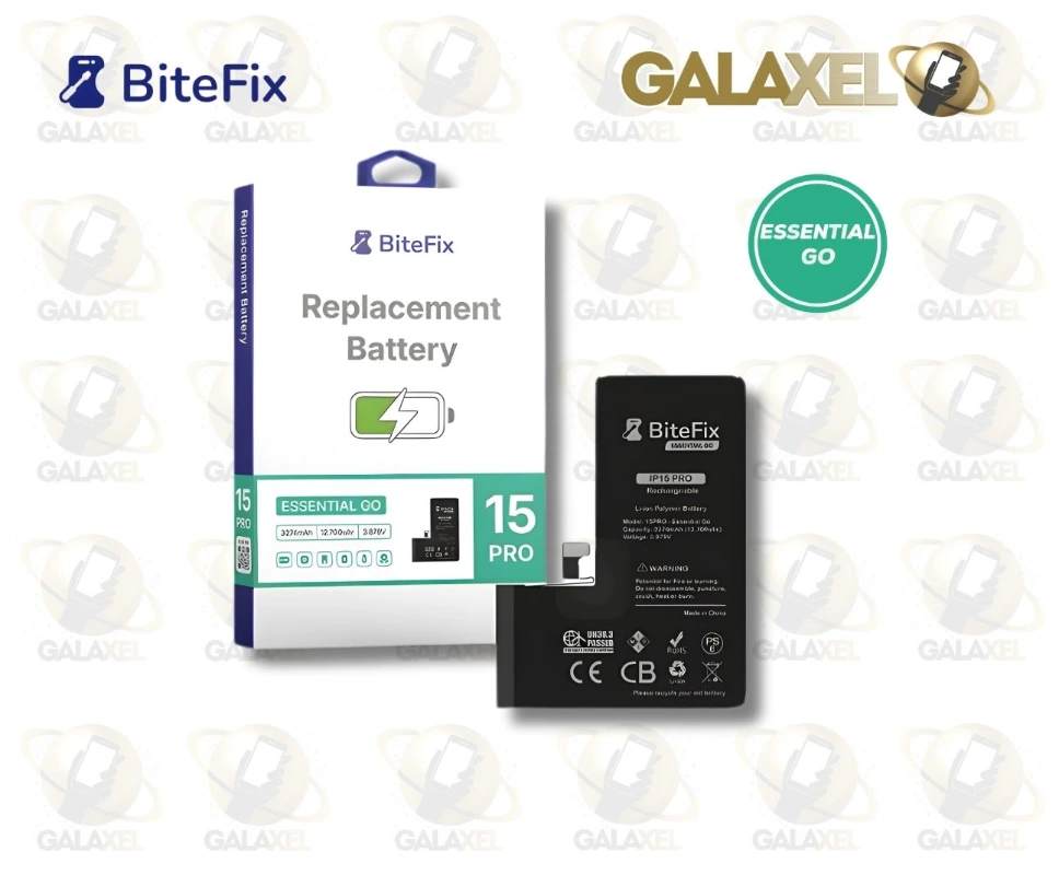 BITEFIX BATERIA ESSENTIAL GO IPHONE 15 PRO.