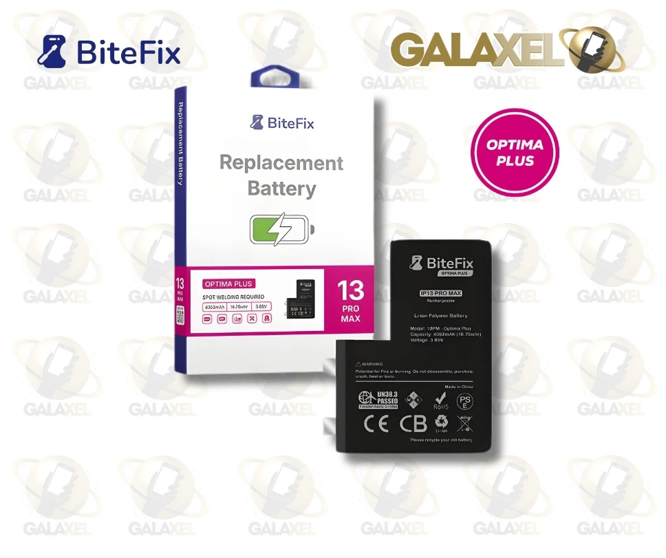 BITEFIX BATERIA OPTIMA PLUS IPHONE 13 PRO MAX.