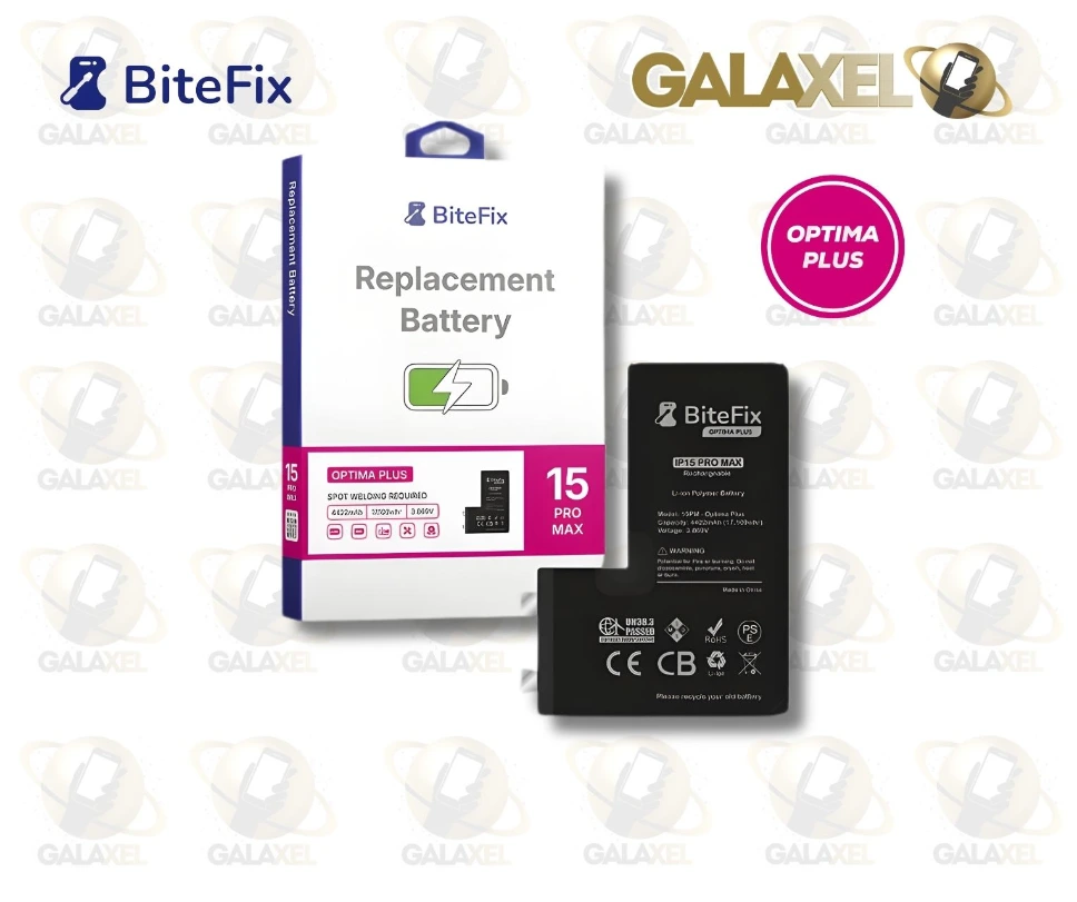 BITEFIX BATERIA OPTIMA PLUS IPHONE 15 PRO MAX.