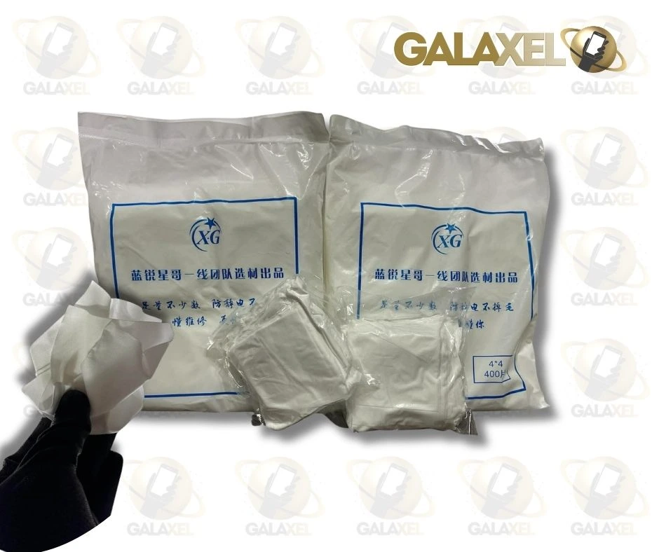 XG PAÑOS DE LIMPIEZA PAQ CON 400 PZAS.