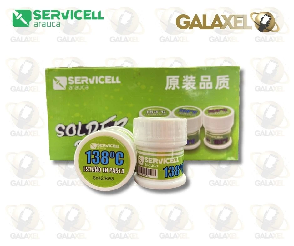 SERVICELL PASTA PARA SOLDAR 138°