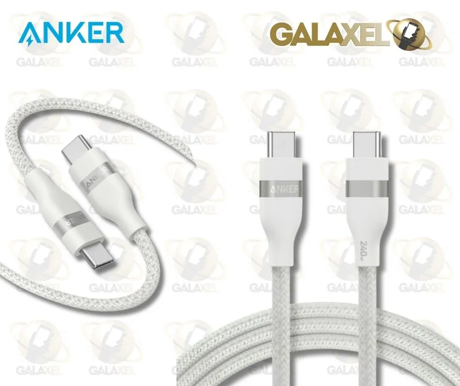 ANKER CABLE TIPO C - C 240W (BLANCO)