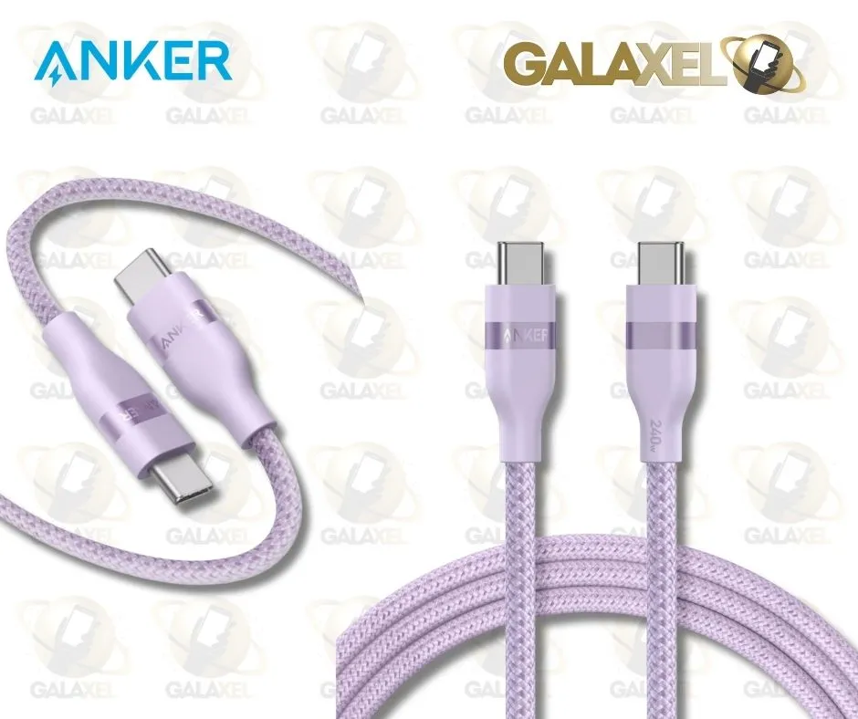 ANKER CABLE TIPO C - C 240W (MORADO)